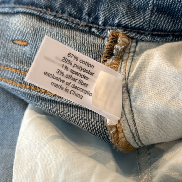 LANE BRYANT Signature Fit Boyfriend Plaid Backed Destruction Size 28 NEW - Picture 13 of 13